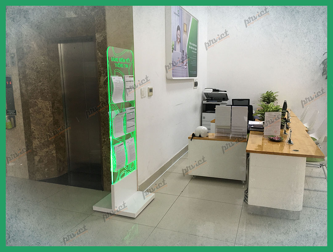 Thiết kế phòng máy ATM Vietcombank