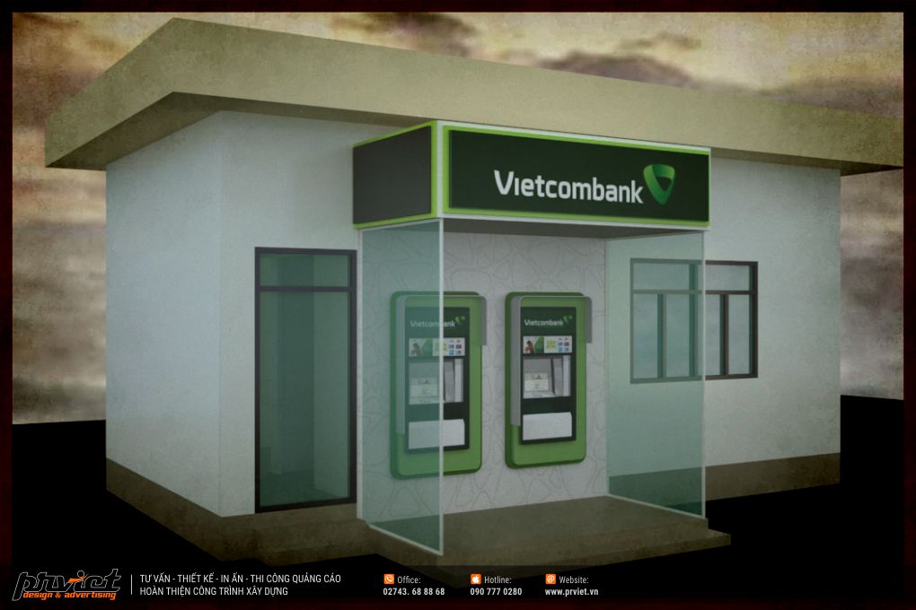 Thiết kế Booth ATM Vietcombank