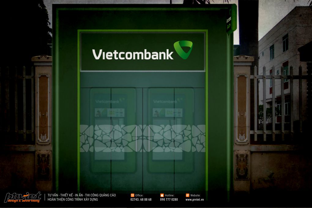 Thiết kế Booth ATM Vietcombank